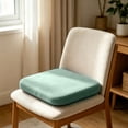 thumbnail image 4 of Ergonomic Memory Foam Seat Cushion, High Resilience Memory Foam Seats Provide Softness and Support for Office Chair, Breathable Cushion for Car Home Dining,13.4x9.4x1.4 Inch, 4 of 7