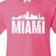 thumbnail image 4 of Inktastic Miami Skyline Grunge Youth T-Shirt, 4 of 5