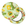 thumbnail image 2 of Daiia Cartoon Dinosaurs Stool Covers Round,Round Bar Stool Covers Waterproof Bar Chair Covers Washable Stool Cushion Slipcover for 12-14 Inch Chair-12 inch, 2 of 7
