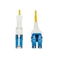 thumbnail image 2 of Eaton Tripp Lite Series 400G Duplex Singlemode 9/125 OS2 Fiber Optic Cable CS-UPC/LC-UPC Round LSZH Jacket Yellow 5 m, 2 of 5