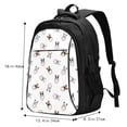 thumbnail image 5 of Salouo Bbaseball Dog Pattern Extra Large Travel Laptop,Backpack with USB Charging Port College Backpack Business Work Bag Casual Daypack Fits for Men & Women, 5 of 7
