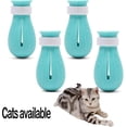 thumbnail image 1 of Botas antiarañazos para gatos, paquete de 4, zapatos protectores antiarañazos de silicona para mascotas, protección ajustable para patas de gato para el hogar, el baño y el afeitado, 1 of 5
