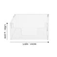 thumbnail image 2 of IBASETOY Transparent Acrylic Tissue Box with Rounded Corners for Dining Room and Kitchen, 2 of 8