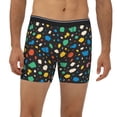 thumbnail image 2 of Men'S Boxer Briefs, Bright Colors Spots Soft And Breathable Mens Underwear Boxer Briefs With Widen Waist, 2 of 2