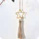 thumbnail image 3 of Adorno Colgante Con Borla De Estrella, 5 Uds., Cuentas De Madera, Borla De Cuerda De Yute, Colocación Versátil, Elegante Para Balcón, 3 of 7