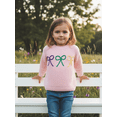 thumbnail image 5 of Spewahor Toddler Girl MardiGras Sweater Bow Embroidered Crew Neck Long Sleeve Pullover Chunky Knit Tops, 5 of 9