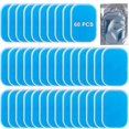 thumbnail image 1 of 60pcs Gel Sheet Compatible Gel Pad, ABS Trainer Replacement Gel Sheet Abdominal Conditioning Belt Muscle Toner AB Trainer Accessories, 1 of 2