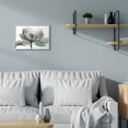 thumbnail image 5 of Stupell Industries White Magnolia Flower White Green Silhouette Gray Framed by Albert Koetsier, 5 of 5