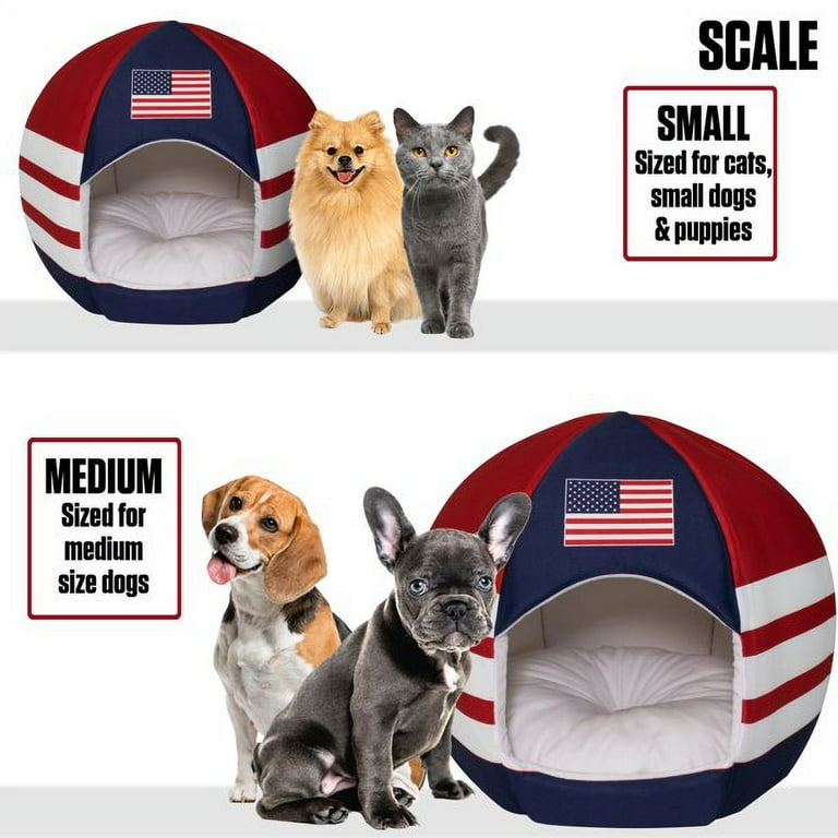 Maccabi Art US Country Sport Ball Pet Bed for Dogs Cats Small Walmart