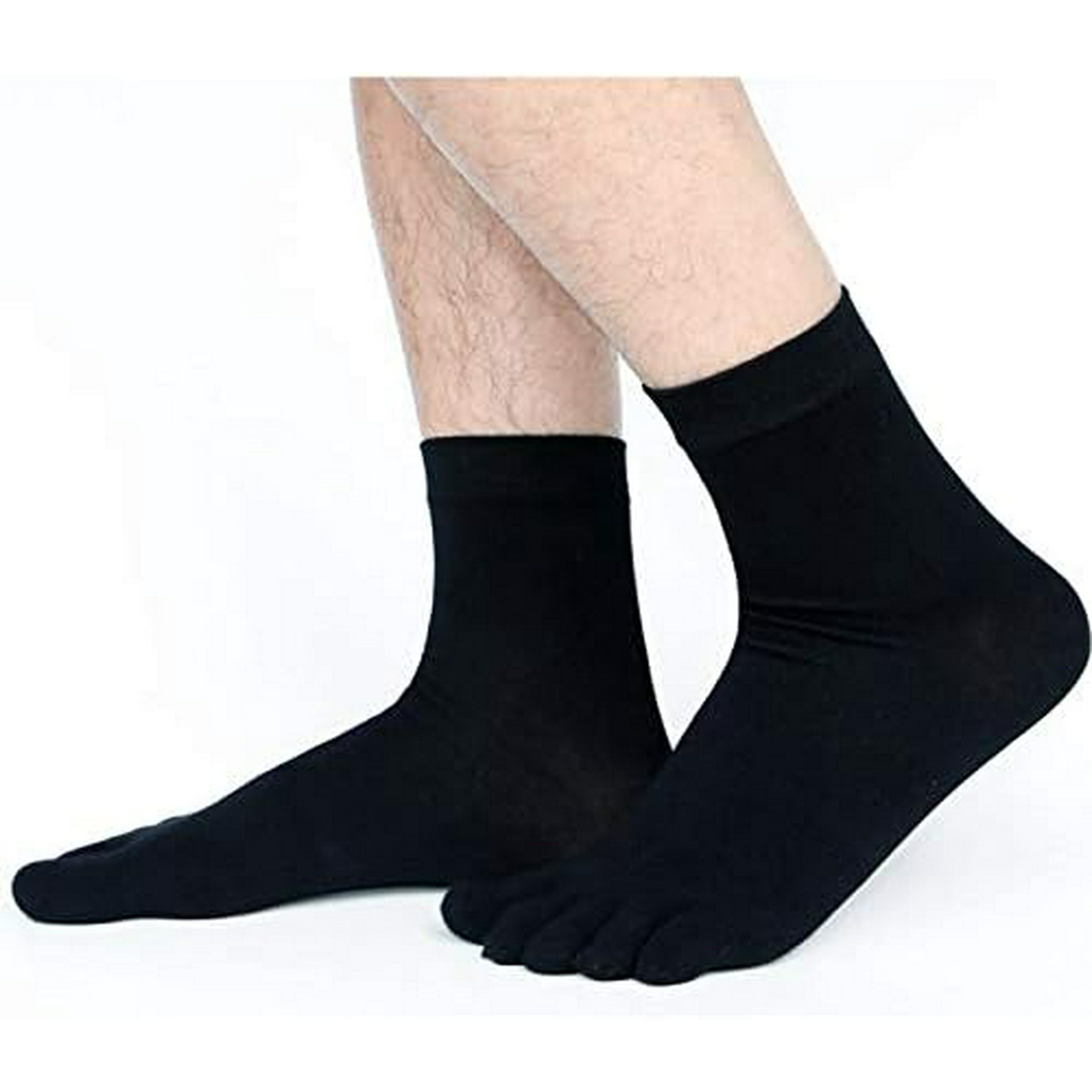 1 À 5 Paires De Femmes Cinq Doigts Séparés De Chaussettes D'orteil
