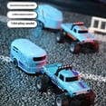 thumbnail image 3 of Bewildely ToyBigfoot Shock Terrain RC Metal 50 Mini coche de control remoto de seguridad ToyBigfoot Control remoto sin interferencias GHz Kits de construcción modelo naranja, 3 of 6