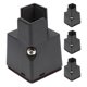 thumbnail image 3 of Bed Risers Furniture Risers with Screw Clamp Adjustable 4Pcs Black Pads, 3 of 5