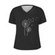 thumbnail image 4 of Camisetas de Manga Corta para las Mujeres, Impresión de Cuello en V Camiseta Casual Top Hecho de 95% Poliéster 5% Spandex para el Uso Diario de Primavera Verano, Camisetas para las Mujeres Casual, 4 of 4