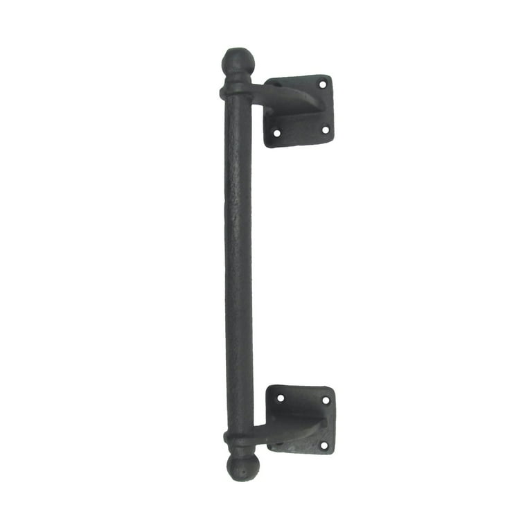 Large Rounded Vintage Cast Iron Door Pull Rustic Gate Handle Slide Barn Hardware Large Rounded Vintage Cast Iron Door Pull Rustic Gate Handle Slide Barn Hardware