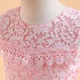 thumbnail image 6 of Pejock Girls Sleeveless Pageant Dress - 3D Embroidered Flower Cake Skirt with Mesh Overlay, Tiered Princess Gown for Ages 8-12 Size 130-160, 6 of 9