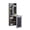 Grey, variant on DRNANLIT Fold-out Convertible Writing Desk, Wall Mount Table Cabinet with Blackboard and Storage, Space-Saving Murphy Desk, Ancient Grey
