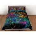 thumbnail image 3 of Ropa de Cama Galaxia Colorida, Juego de Cama Completo 3D Espacio Exterior, Funda Nórdica Cósmica, 3 of 4