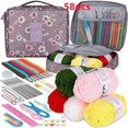 thumbnail image 1 of Crochet Hand Novice Beginners Multi-color Storage Kits DIY Knitting Tools Kits Portable, 1 of 7