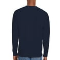 thumbnail image 2 of Mens Pullover Crewneck Sweatshirt Premium for Men Adult Long Sleeve S M L XL 2XL 3XL Comfort Sweater Blank Tee, 2 of 3