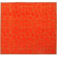 thumbnail image 1 of Animal Collection Custom Size Animal Print Area Rug for Living Room, Dining Room, Kitchen, Bedroom, Kids, Giraffe Dark Orange - 6' Square, 1 of 1