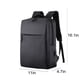 thumbnail image 3 of Fasiaou Laptop Backpack, Business Anti Theft Slim Sturdy Laptops Backpack with USB Charging Port, Water Resistant College School Computer Bag Gift for Men & Women Fits 15.6 Inch Notebook,Black, 3 of 6