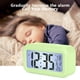 thumbnail image 4 of Reloj despertador digital, Luz de fondo, Pantalla LCD, Monitor de temperatura, Alarma de repetición, Calendario inteligente de reloj, Verde claro, 4 of 6