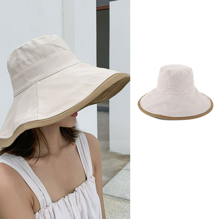 1pc Solid Color Sunblock Hat Headgear Fisherman Sun Protection Hat