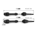 thumbnail image 3 of 1/10 RC Car Front & Rear Drive Shafts Kits Upgrade Parts for TRAXXAS Hoss/Rustler/Slash/Stampede 4X4 2wd 1/10, 3 of 14