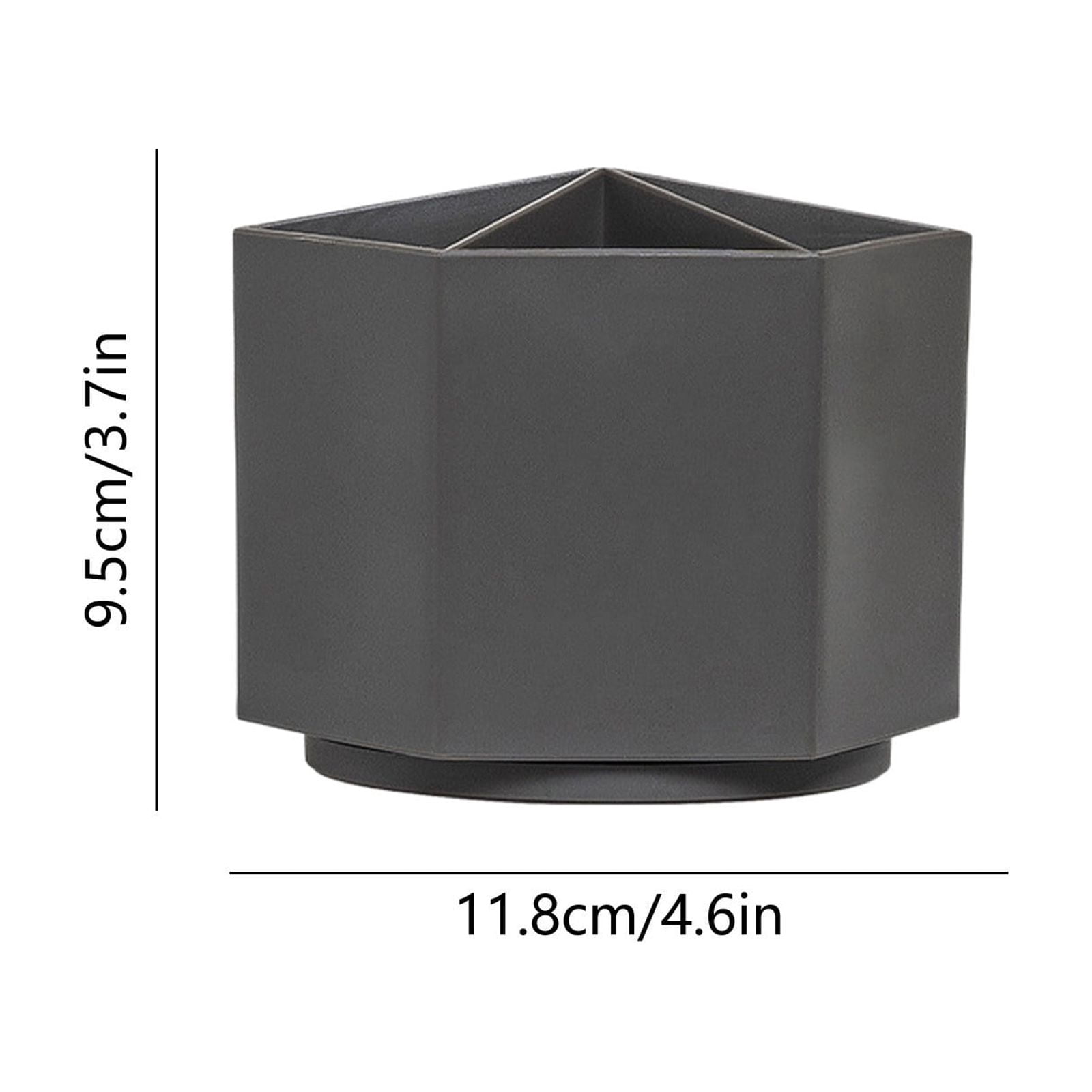 Werulen 360 Degree Rotating Pen Holder,6 Slots Large Capacity Organizer,Stable Office Desk Storage,Multi Function Home Study Tool,Desktop Work Area Accessory
