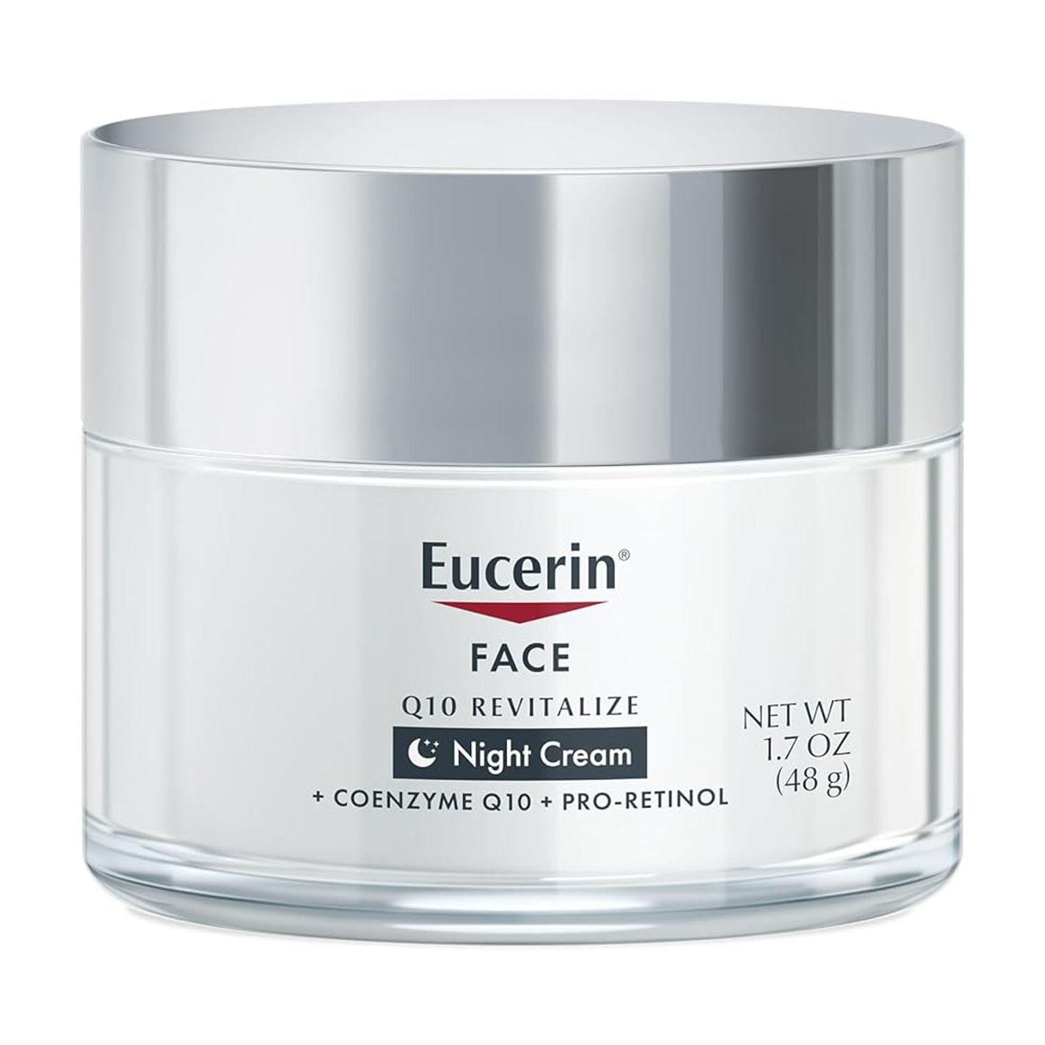 (2 pack) Eucerin Q10 Anti-Wrinkle + Pro-Retinol Night Cream - 1.7 oz