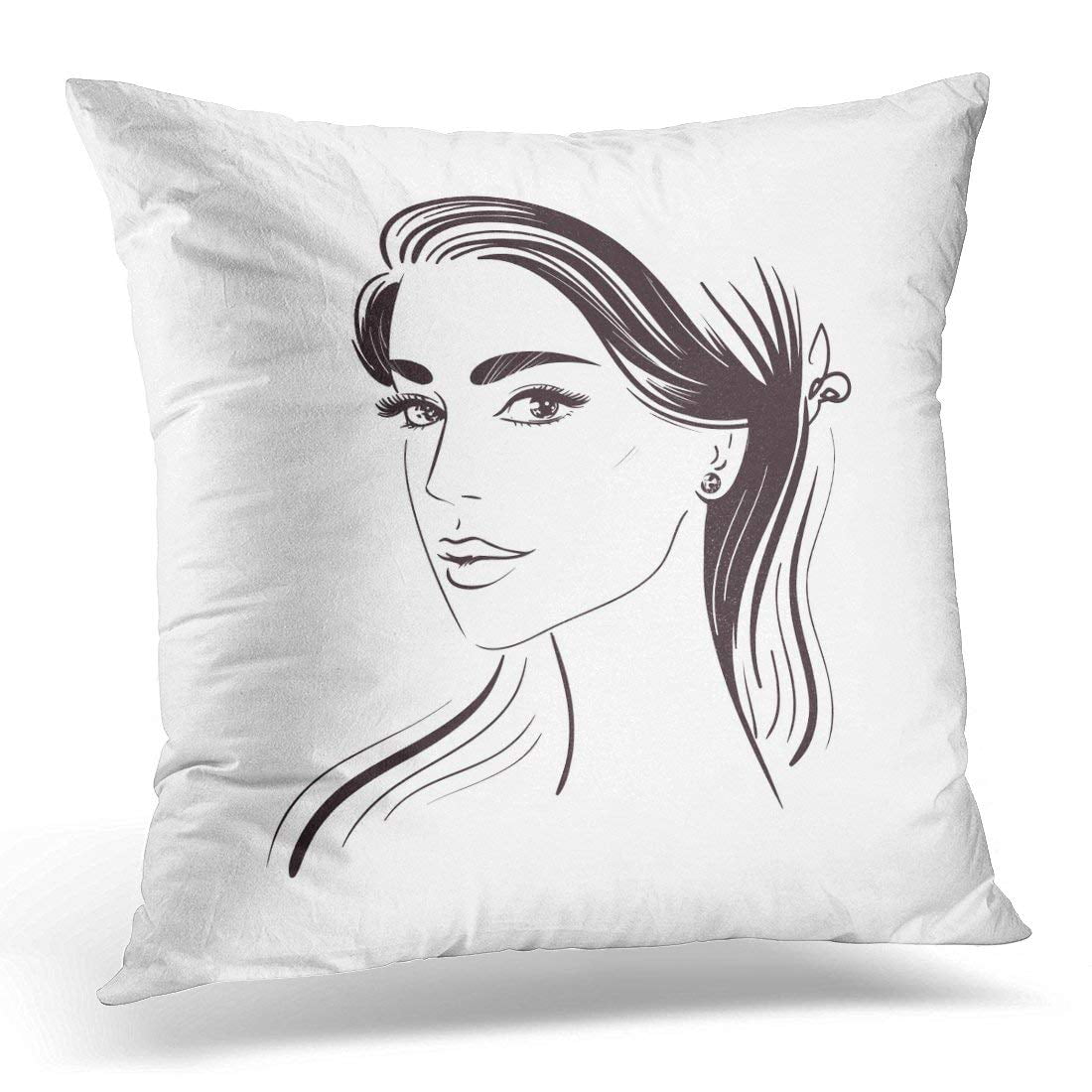 Multicolor FRESAN 18x18 I'd Rather Be A Mermaid Nixie Mythical Creature Siren-I'd Rather Be A Mermaid Throw Pillow 