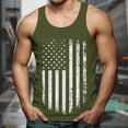 thumbnail image 2 of 4th of July Men's Independence Day Printed Vest Patriotic Golf Shirts for Men, 2 of 4