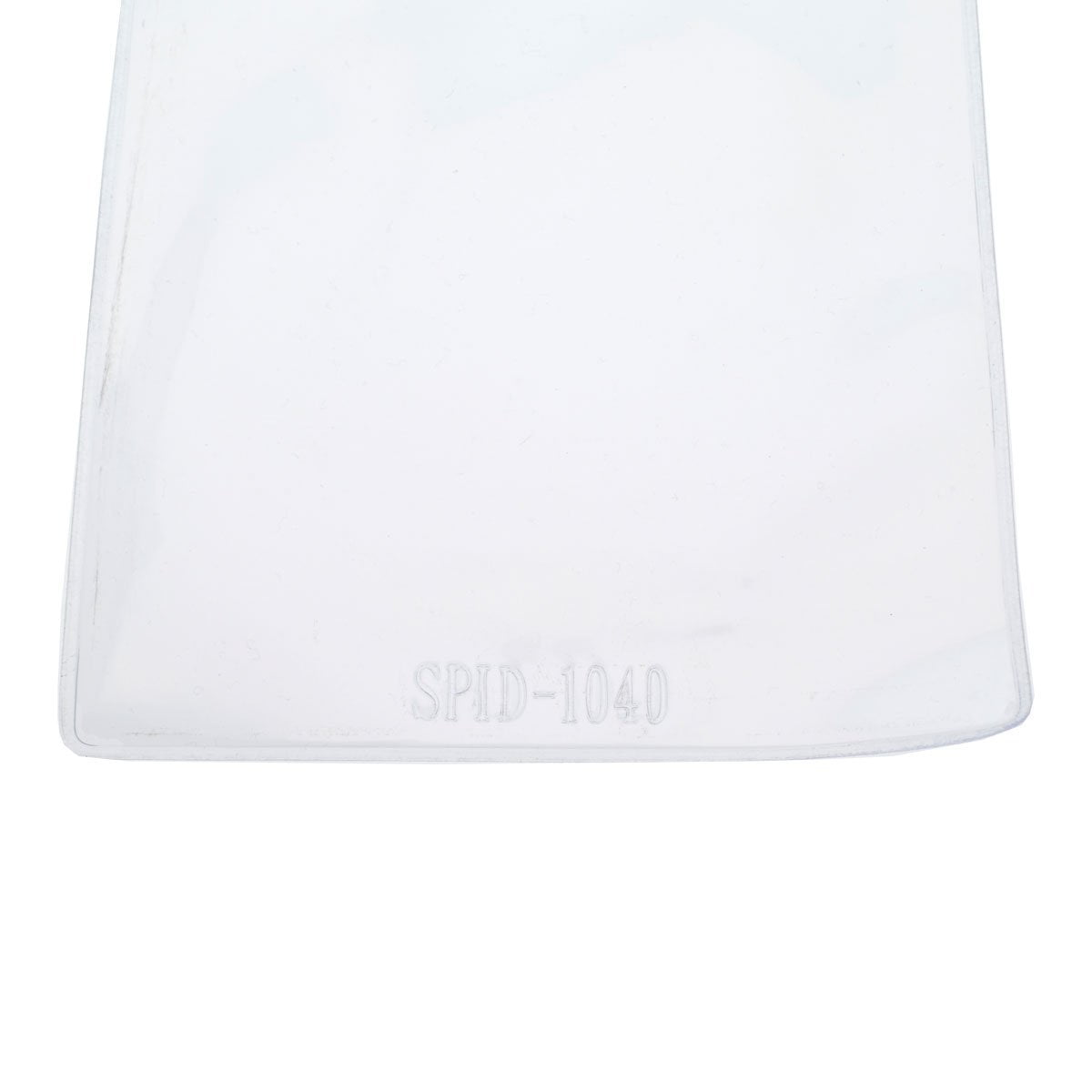 Bulk 50 Pack - Extra Large 4" X 8" Clear Plastic Ticket Holders (Really Big) 4X8 Inch Big Credential ID Protector Sleeves for Sporting Events and Concerts - 3 Top Lanyard Slots to Work w Any Lanyard