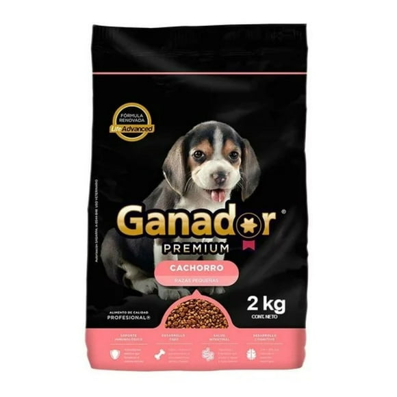 Alimento Para Perro Ganador Premium Cachorro Razas Pequeñas 2 kg
