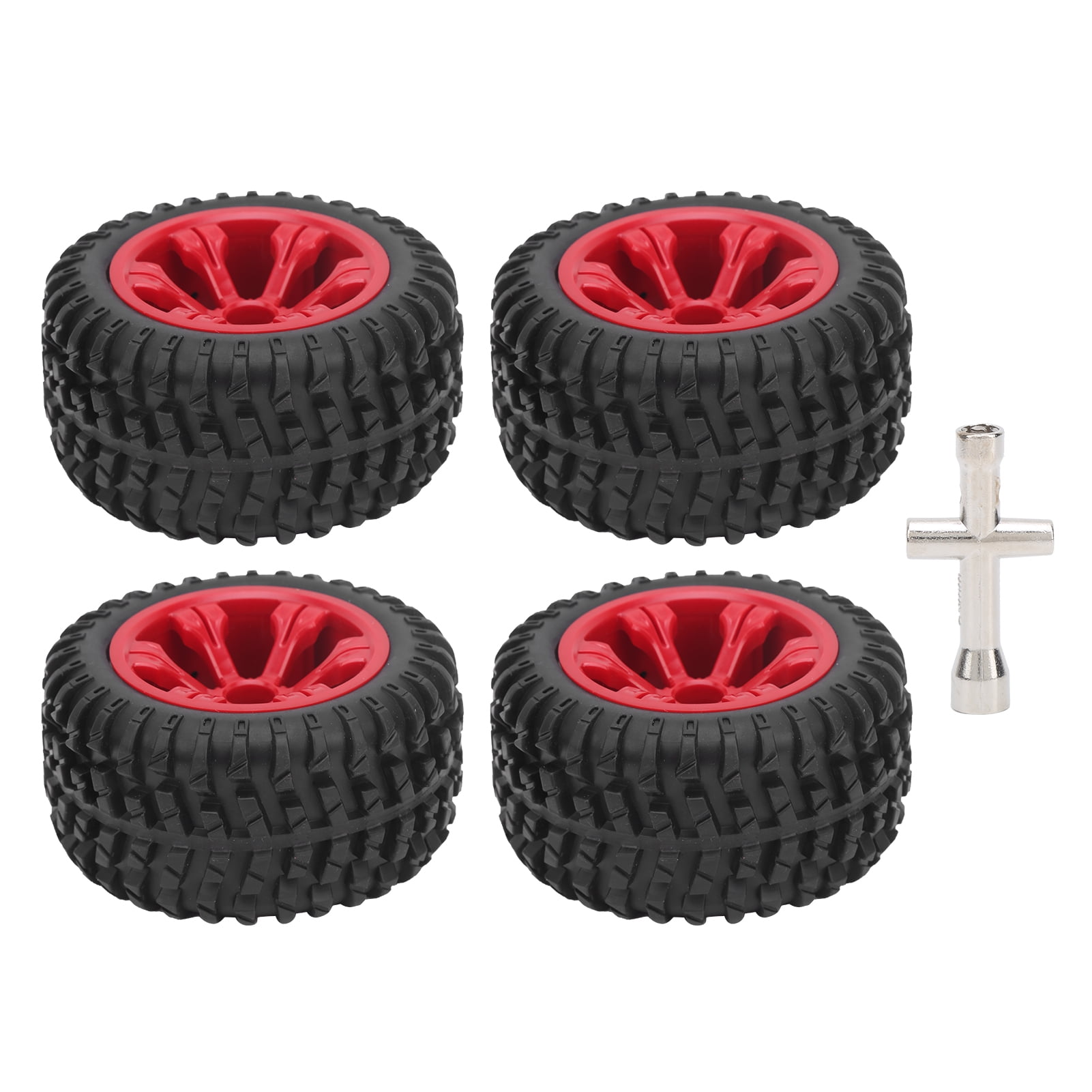 XingJian LLC Professional 4pcs Rubber Tire Upgrade Parts for