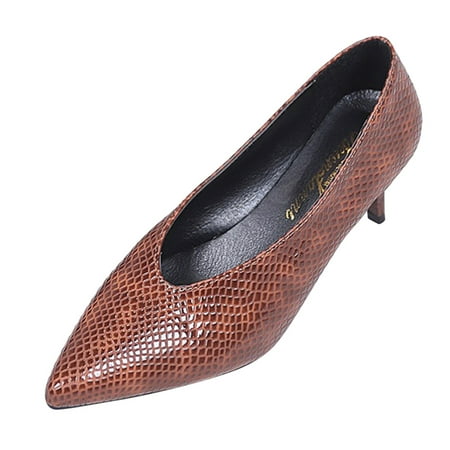 

ZHAGHMIN Woman Slip On Shoes Solid Work High Heels Pointed Single Women Shoes Toe Color Leisure Shoes Slipon Shoes Women S Pumps Dress Booties For Women With High Heel High Heels Women Shoes High He