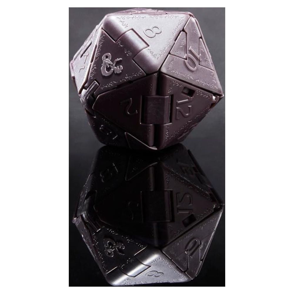 Dungeons & Dragons Wanduhr – Schwarz Mit Würfel-Zifferblatt, Metallrahmen