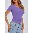 thumbnail image 4 of Remera PRETTYGARDEN Slim Fit con Cuello Henley y Botones M, 4 of 8