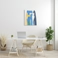 thumbnail image 2 of Stupell Industries Abstract Colorful Landslide Blue Beige Falling Movement, 24 x 30, Designed by Emma Caroline, 2 of 5