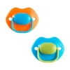 Tommee Tippee FunBrights Pacifiers | 6-18m, 2-Count | Includes Sterilizer Box