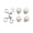 5, variant on Jeans Button Pins Detachable Pants Clips Metal Waist Buckles Trouser Button Pins Adjustable Trousers Waist Tightener