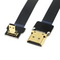 thumbnail image 7 of Xiwai CYFPV 90 Degree Down Angled FPV Micro HDMI Male to HDMI Male FPC Flat Cable 20cm for FPV HDTV Multicopter Aerial Photography, 7 of 7