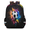 Blue, variant on Jiaoprinted Heart Balloons Multi-Functional Backpack, 16" Waterproof Travel Casual Daypack with Reflective Strip, Balloons Work Laptop Backpack for Men Women