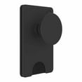 thumbnail image 1 of PopSockets PopWallet+ with Integrated PopGrip – Black | Phone Wallet & Grip Combo, Holds 3 Cards, Detachable for Wireless Charging, 1 of 5