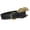 black furry, variant on Punk Styles Unisex Jeans Belt With Studded Hip Hop Charm Adjustable Waist Strap PU Leather