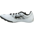 thumbnail image 4 of New Nike Zoom Rival MD 7 Track & Field Cleats Mn 6/Wmn 7.5 Black/White, 4 of 7
