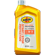 Pennzoil Start/Stop Protection Full Synthetic 0W-20 Motor Oil, 1 Quart