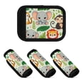 thumbnail image 6 of Luggage Handle Wrap for Suitcase 2 Pack Luggage Tag Identifiers for Travel Accessories Cute Lion Tiger Monkey Elephants, 6 of 6