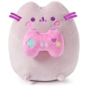 GUND Pusheen Gamer Plush, Squishy Toy, Collectible Plush Toy, Gaming Decor, Stuffed Animal for Ages 8 and Up, Gray, 9.5