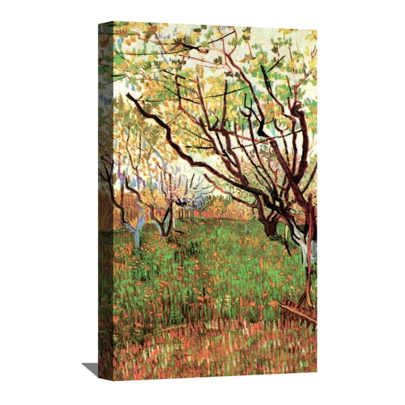 Vincent Van Gogh Painting Van Gogh Orchard in Blossom Canvas Wall Art
